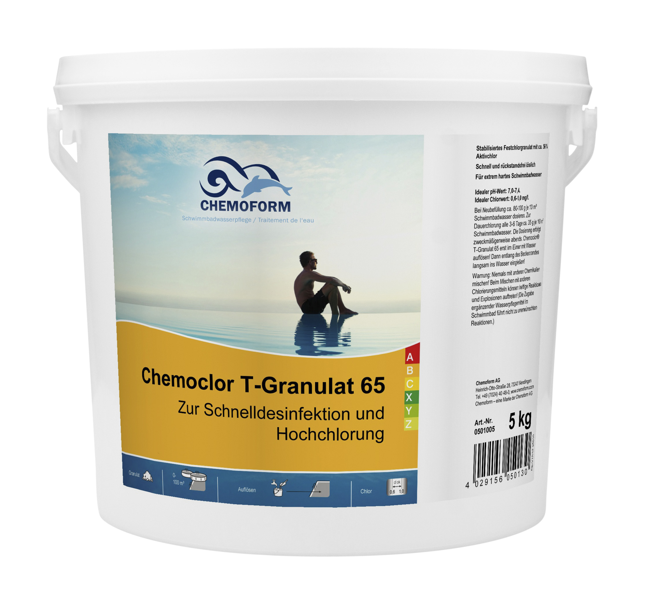 Chlorgranulat 5kg chemoclor t 65