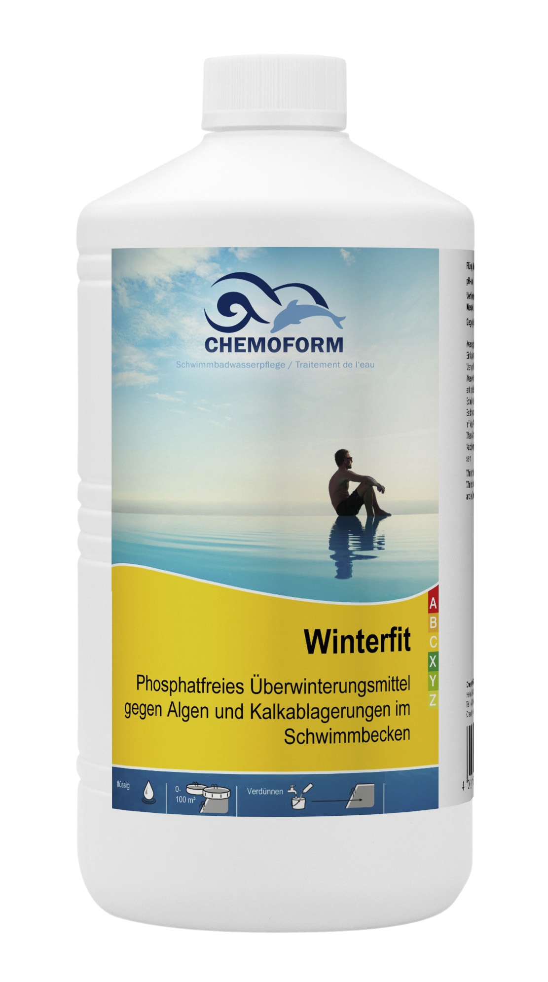 Überwinterungsmittel Pool 1 Liter Wintermittel Winterkonzentrat Schwimmbad Kopie