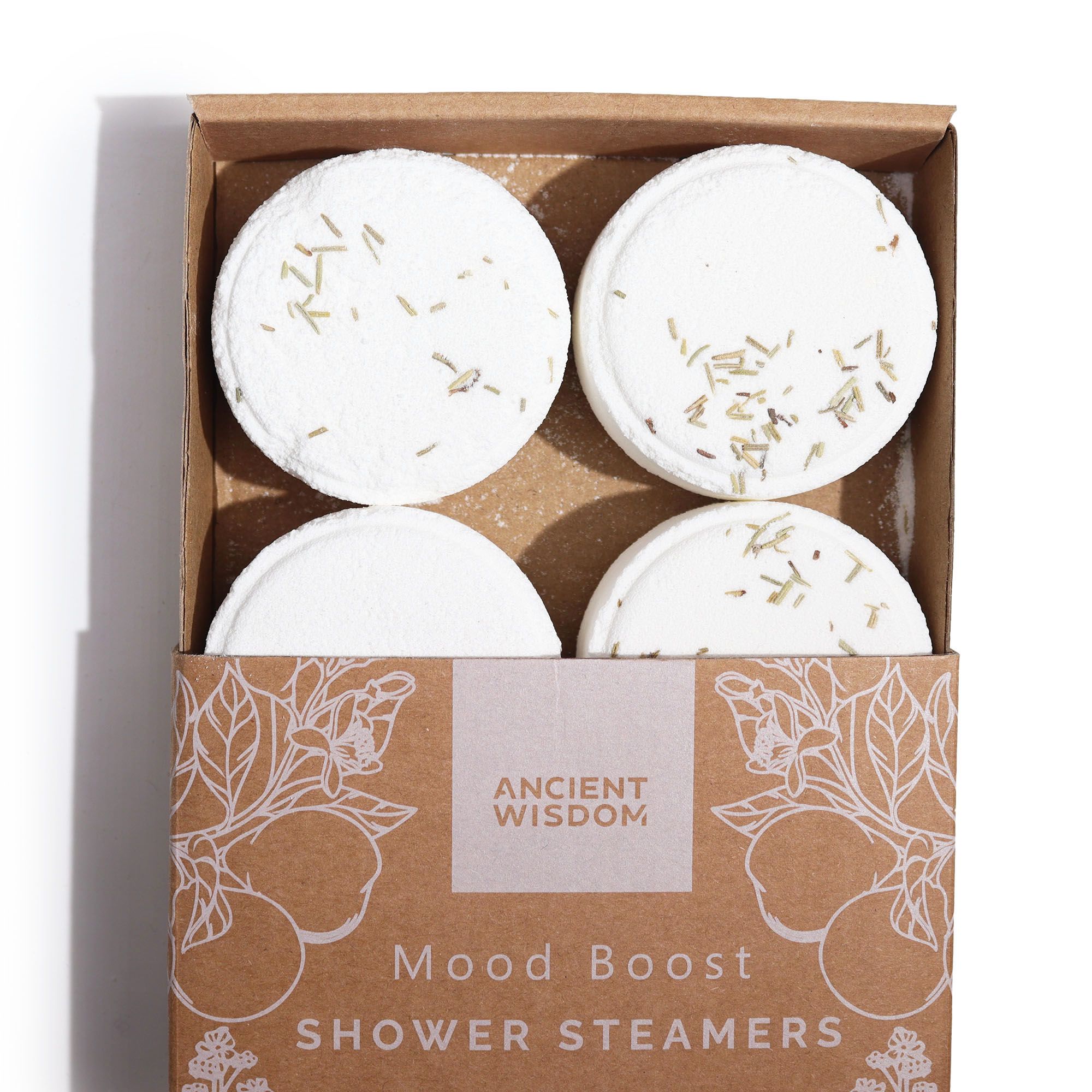 Zen Shower Steamers Quartet – Mood Boost