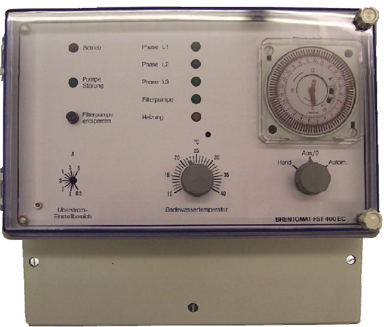 Zeitschaltkombination Brentomat FST 400 EC Temperatur- und Filtersteuerung Pool