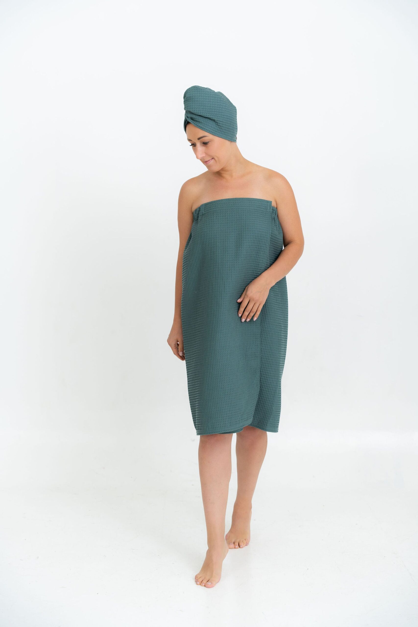 Women's Spa Wrap Towel – Petrol