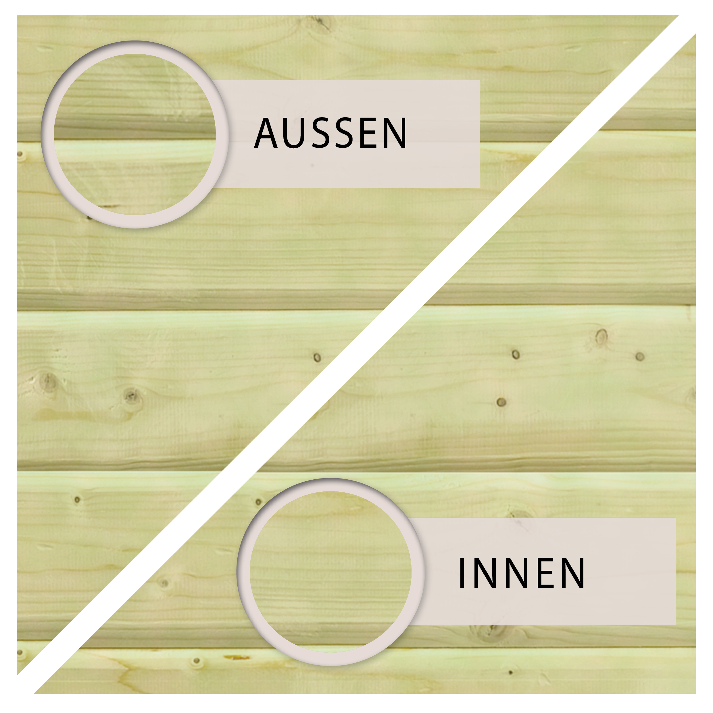 Holzpool Wandaufbau Innen und Aussen Holzpool Wandaufbau Innen und Aussen