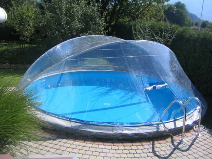 Cabrio Dome Pool Überdachung für Rundbecken