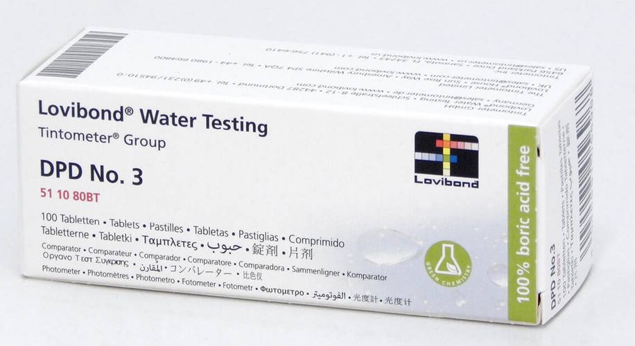 dpd no3 Tabletten Lovibond dpd no3 Tabletten Lovibond