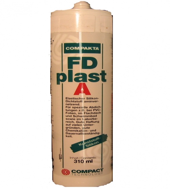 Silikon FD-plast A elastischer Dichtstoff PVC-Folien 310ml