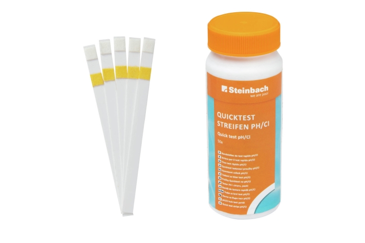 Quicktest-Streifen pH/Cl, 50 Stück